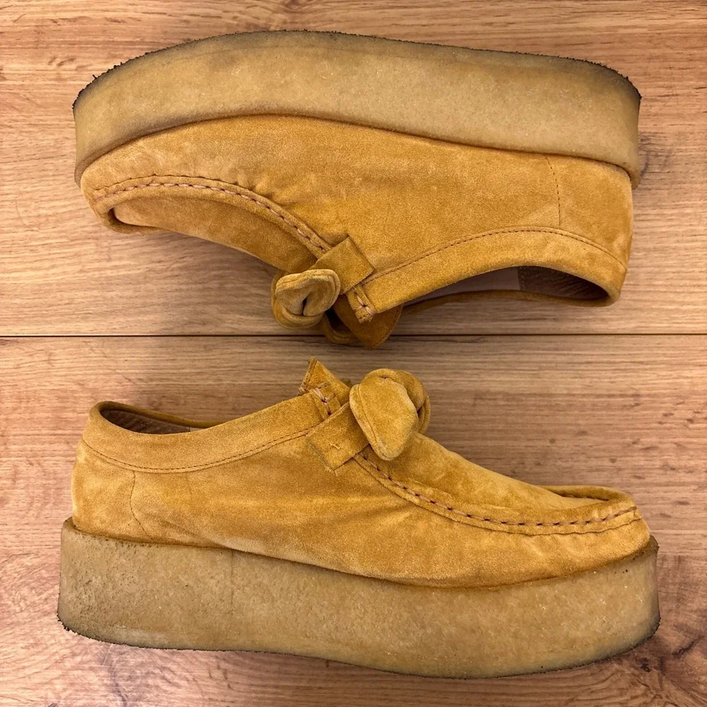 LOEFFLER RANDALL Tabitha Platform Chukka Boot Bracco Women Size 10 Suede Slip-On - Picture 9 of 13